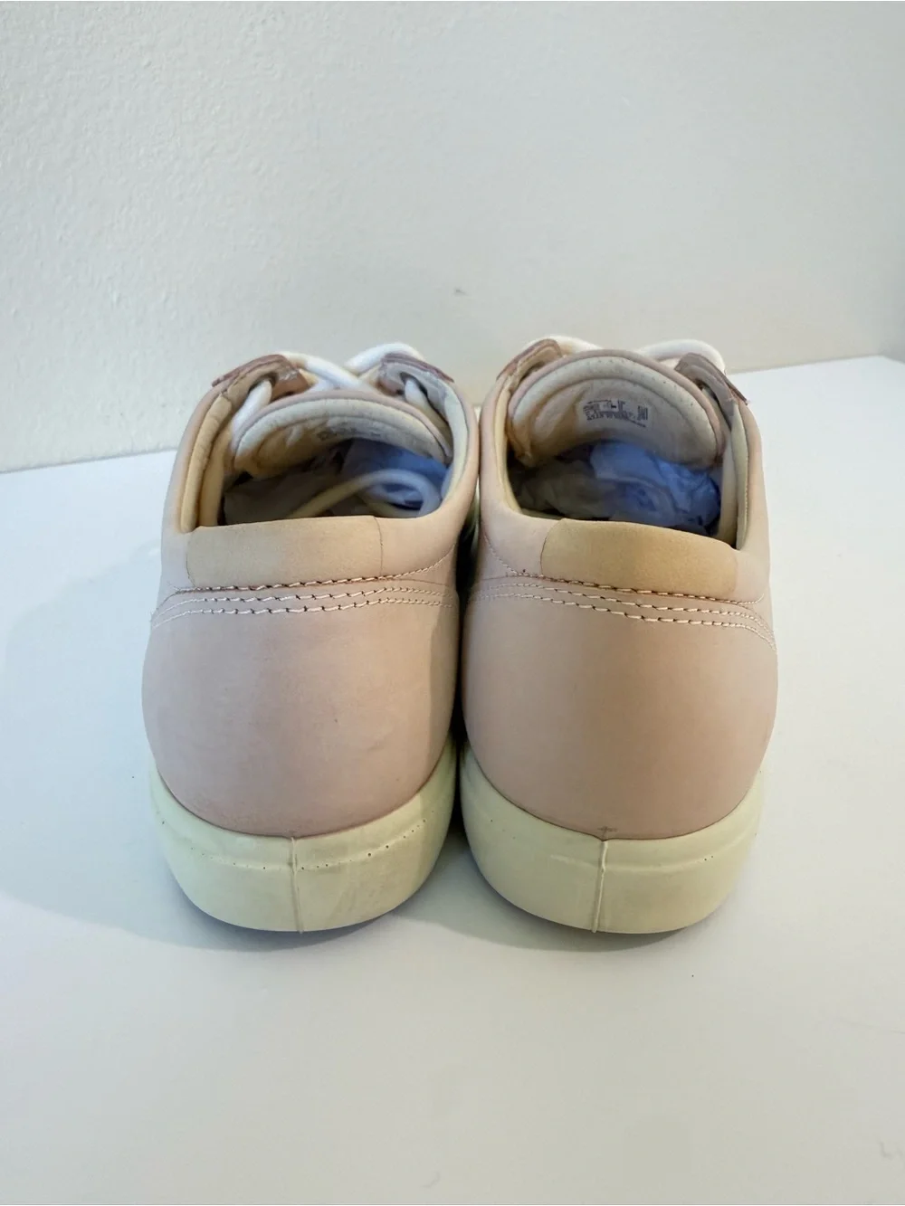 ECCO Soft Leather Sneakers Women’s US 8/EU 39 Blush Pink